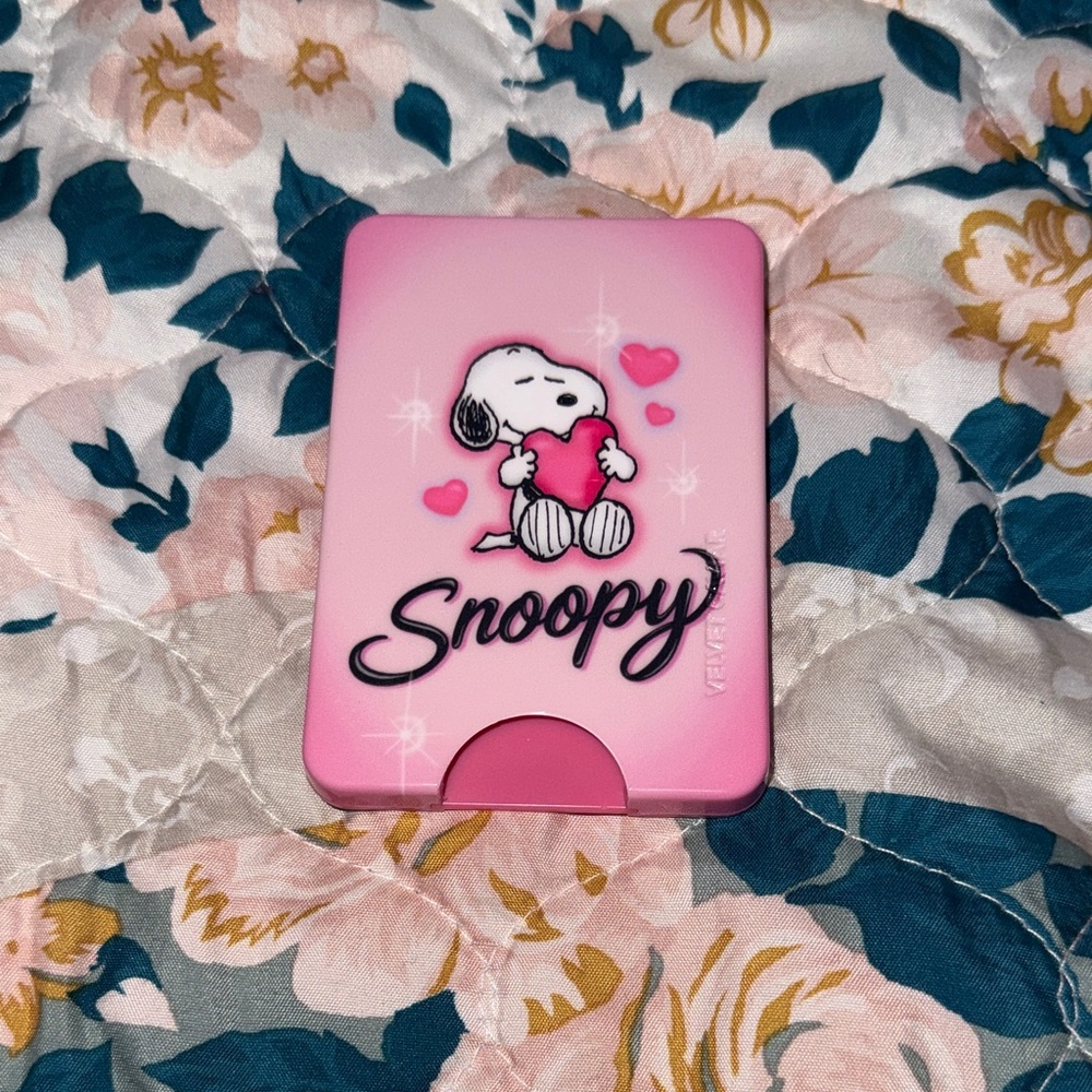 Pink Snoopy Card Holder